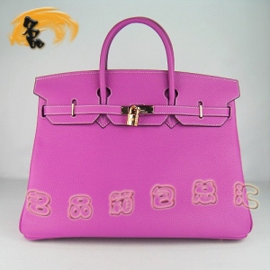 6099 Hermes�¿� �Һ�ɫ ��֦�� Ůʿ����� Birkin ����� Hermes 40 Birkin Ů��
