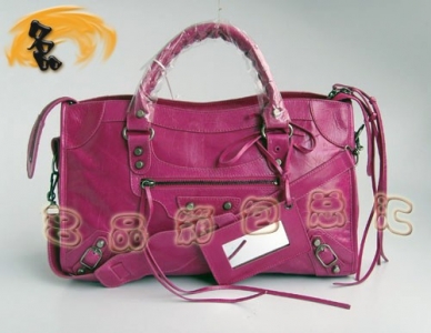 084332 BALENCIAGA�����¿� �����Һ�ɫţƤŮʿб��� �������һ����� �����