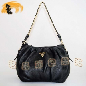 80060 ��ƷƷ�� Prada����� ������ Prada��ɫ�ߵ�ţƤ����Ů��