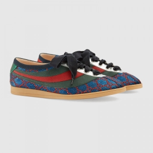 493713 GUCCI Falacer֯��װ�� ��˿˫G���� �Ͱ��˶�Ь ��ɫ