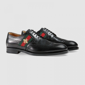 407300 GUCCI �۷��֯��װ�� �⻬��Ƥ ϵ����װЬ ��ɫ