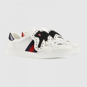 477107 GUCCI Aceϵ�� ������䶤��ڱ� �ɲ�ж���� �˶�Ь ��ɫ