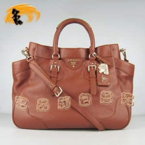 1558 Prada���¿� ţƤ ʱ������Ů�� ����������� Pradaб��� ��ɫ