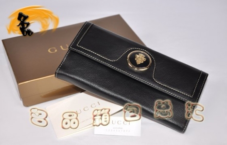 224237 GUCCIŮ��ţƤǮ�� ��ɫ GUCCI����Ǯ�� һ��һŮʿǮ��