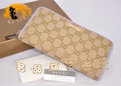 112724 һ��һƷ�� Gucci���¿� ����˫G��������Ǯ�� GucciŮ�� ����ǳ��ɫ