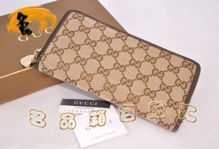 154591 һ��һƷ�� Gucci����˫G����ʱ������ŮʿǮ�� Gucci����Ǯ�� �������ɫ