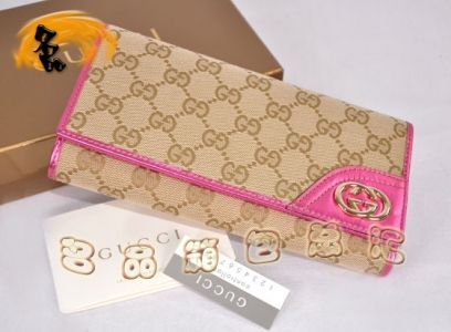 181595 ���澭��˫G����ŮʿǮ�� Gucci����Ǯ�� GucciŮ�� һ��һƷ�� �����Һ�ɫ