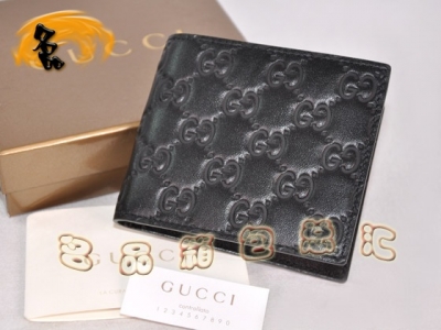 182641 GucciǮ�� GucciǮ�� �������ţƤ˫Gѹ��ʱ���а� Gucci�̿�Ǯ�� ��ɫ