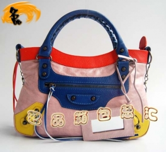 084331 ��������Ů�� �¿�ƴɫͷ��ţƤŮʿ������ Balenciaga����� ����� ��ɫ
