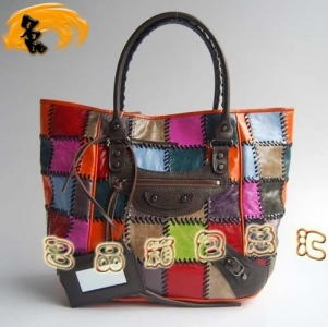 084609 Balenciaga���¿� ƴɫţƤʱ��Ůʿ����� ��������Ů�� ��ƷƷ�� ��ɫ