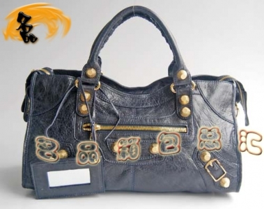 084328B Balenciaga����� ������ ������������� ������Ƥ���Ů�� ����ɫ