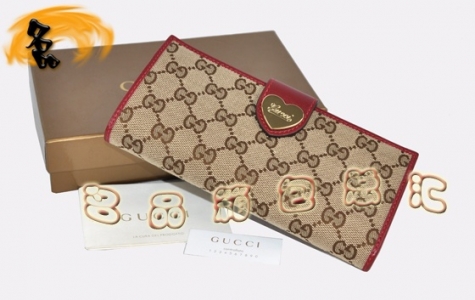 203550 GucciǮ�� Gucci����˫G����ŮʿǮ�� Gucci����Ǯ�� һ��һƷ�� �����ɫ