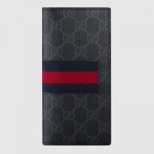  408836 Gucci���¿� Gucciʱ����ʿǮ�� ����˫G SupremeǮ�� ��ɫ