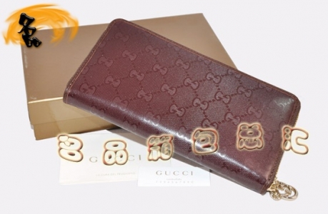 212110 ����Ǯ�� Gucci���¿� Gucci���佺��˫GŮʿǮ�� Gucci����Ǯ�� ��ɫ