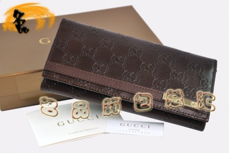 233122 Gucciͷ��ţƤ��ʿǮ�� GucciǮ�� ���泤��Ǯ�� ���� һ��һƷ�� ��ɫ