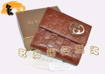 245727 Gucci���¿� ����ţƤǮ�� GucciŮʿǮ�� GucciǮ�� ���濨�� ǳ��ɫ