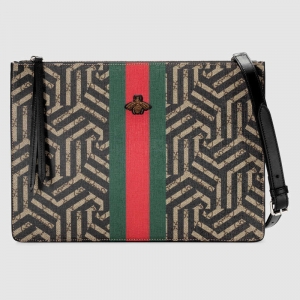 429004 GUCCI GG Caleido ϵ��ӡ�� ����֯��װ�� ���ð���� ��ľɫƴ��