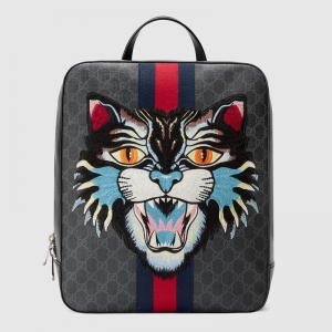 478324 GUCCI ����è���� GG Supreme�߼����췫�� ˫�米�� �ڻ�ɫ