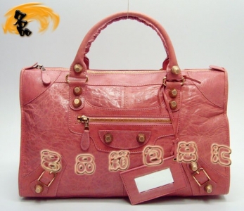 084324B BalenciagaŮ�� ����� ������������� ������Ƥʱ������Ů�� �ۺ�ɫ