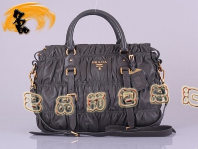 BN1336 ���������¿� ��Ƥ����Ůʿ���а� Prada����� Pradaб��� ��ɫ