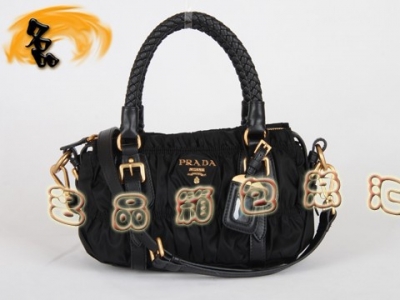 BN1338 �������ˮ��������б��� ���¿�����ϵ��Ů�� Prada����� ��ɫ