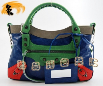 084331  BalenciagaŮ�� ������������� ����ţƤ����ʱ��Ů�� ������ɫ