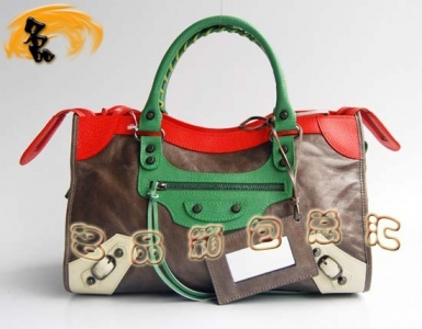 084332 Balenciaga������ ����ţƤ����ʱ��Ů�� �������ҵ���� ����ɫ