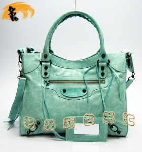 084616  Balenciaga������ �������ҵ���� ����ţƤ����ʱ������� ��ˮ��ɫ