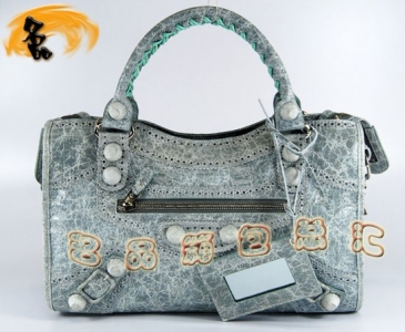 084832  Balenciaga����� ������������� ����ţƤ����ʱ��Ů�� ǳ��ɫ