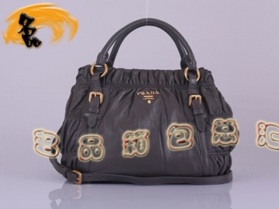 BN1791 ���������¿�������Ƥʱ��Ůʿ���а� Prada����� Pradaб��� ��ɫ