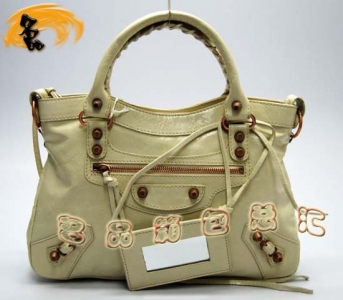 240557C  �������ҵ���� Balenciaga������ ������Ƥʱ��Ů�� ����� �װ�ɫ