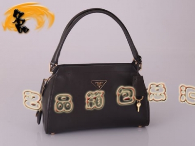 BR4418  Prada����� ����������� �¿�Ůʿ���а� ����ͷ��ţƤŮ�� ��ɫ