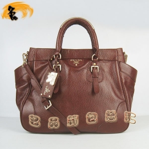 1558 Prada���¿� ţƤ ����������� ʱ������Ů�� Pradaб��� ��˫ɫ