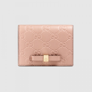 406924 Gucci Signatureϵ�� ��ѹƤ�� ������ ��Ƭ�� ǳ��ɫ