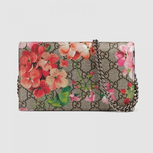 402724 GUCCI GG Blooms ӡ�� GG Supreme�߼����췫�� ��ʽƤ��