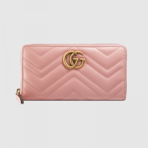 443123 GUCCI GG Marmontϵ�� 笷�Ƥ�� ˫G ȫ����ʽƤ�� ǳ��ɫ