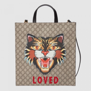 450950 GUCCI �ų� ����èӡ�� GG Supreme�߼����췫�� ����� ��ľɫ