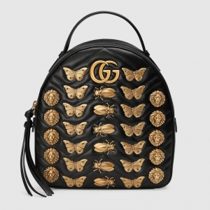 476671 GUCCI GG Marmontϵ�� ��������í�� Ƥ�� ˫��� ��ɫ