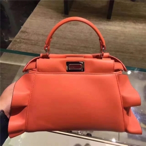 FENDI �ҵ� 8773 2107ʱװ��� ���ƺ�Ҷ�� СţƤƴɫ ��������� ��ɫ