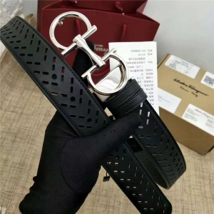 Salvatore Ferragamo ������Ľ  �߶˶��� ����˫�� �ο�Ƥ�� ��ɫ