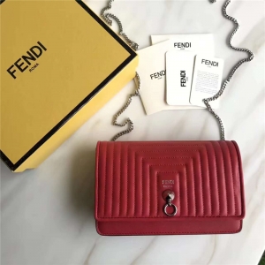 FENDI �ҵ� 6346 ��������������ʽƤ�� ������ �ɲ�ж������� ��ɫ