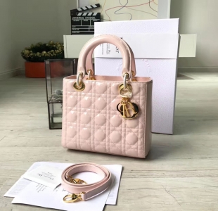 Dior�ϰ� Lady Dior ��������� ���С�� ��ɫ��Ƥ ��ɫ���