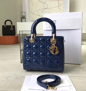 Dior�ϰ� Lady Dior ��������� ���С�� ��ɫ��Ƥ ��ɫ���