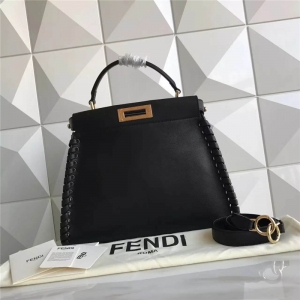 9210M FENDI �ҵ� ��Ե��֯װ�� ����СţƤ����� ��ɫ