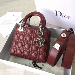 Dior LADY DIORС��Ƥ����� 2017�¿�ϰ»��´����� ���ɫ