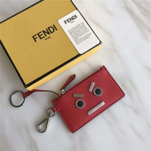 FENDI �ҵ� 0235 Ƥ�������װ��СţƤ���в㿨Ƭ�� ��Ǯ�� Կ�װ� ��ɫ