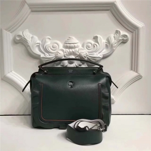 8776 FENDI �ҵ� СţƤ ���岨���α� ���ᵥ��� ī��ɫ
