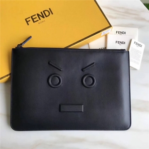 0076 FENDI �ҵ� face����ͬɫ���� СţƤ �˱����ð� ��ɫ