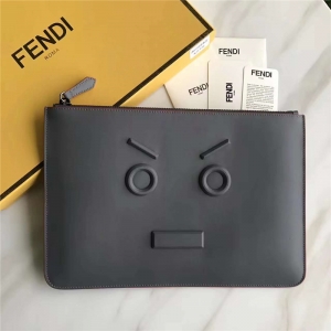 0076 FENDI �ҵ� face����ͬɫ���� СţƤ �˱����ð� ��ɫ