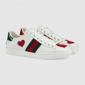 435638 GUCCI Aceϵ�� Ƥ������ͼ�� �Ͱ��˶�Ь ��ɫ